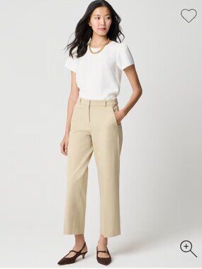 Petite Remy wide-leg cropped pant